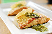 Parmesan Pesto Salmon