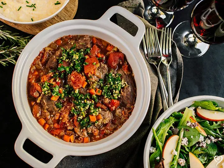 Osso Buco Braised Beef with Gremolata