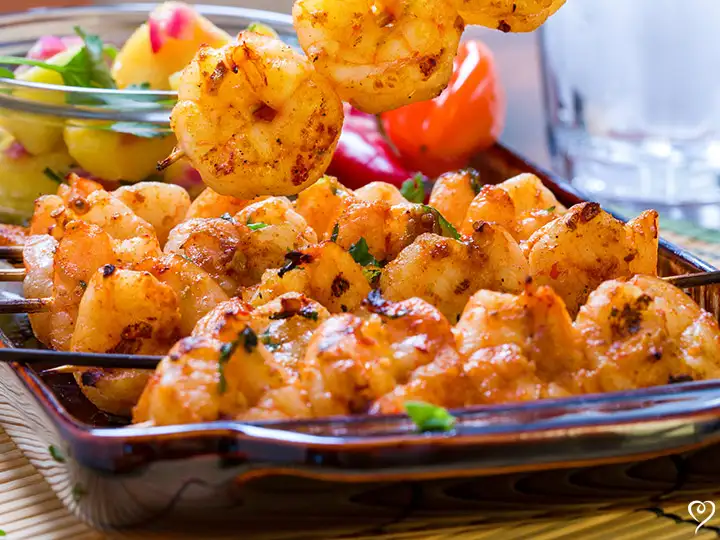Chipotle Shrimp with Mango Salsa & Jasmine Rice