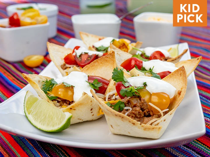 Mini Beef Tostada Cups
