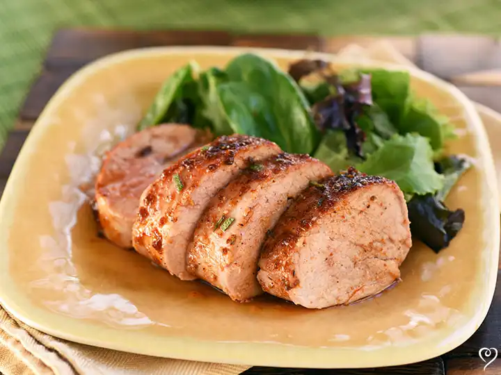 Gaucho Grilled Pork Tenderloin with Summer Grilled Vegetables