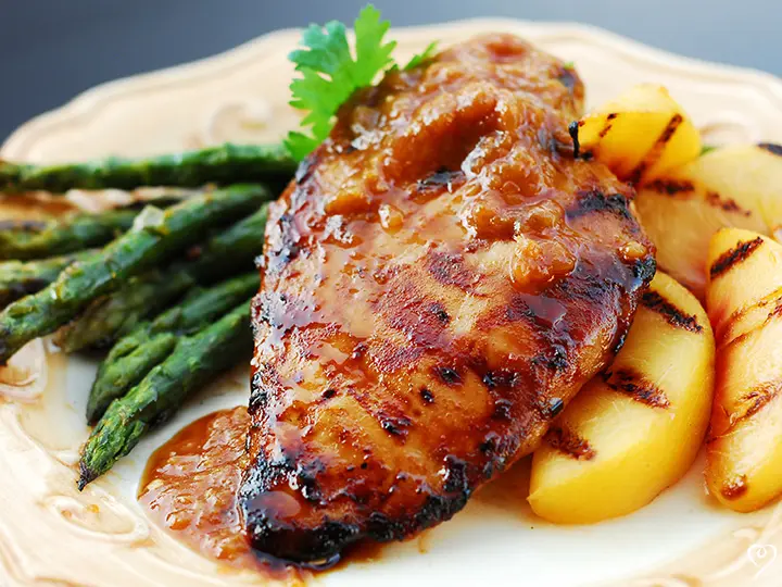 Peach Bourbon Chicken