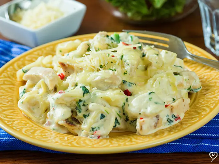 Creamy Chicken Florentine Tortellini