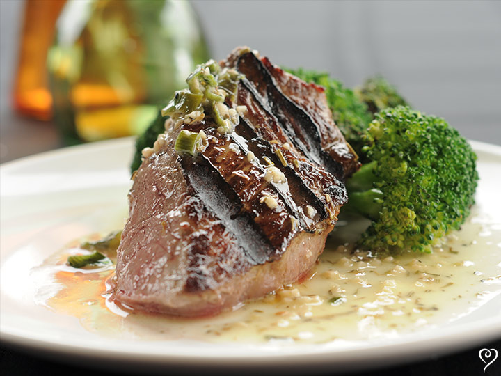Steak with Garlic and Herb Butter