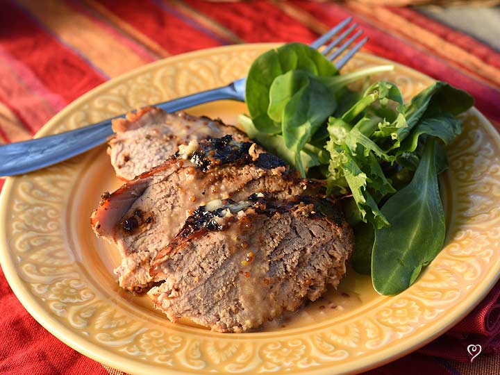 Caribbean Pork Tenderloin with Honey Mustard Glaze