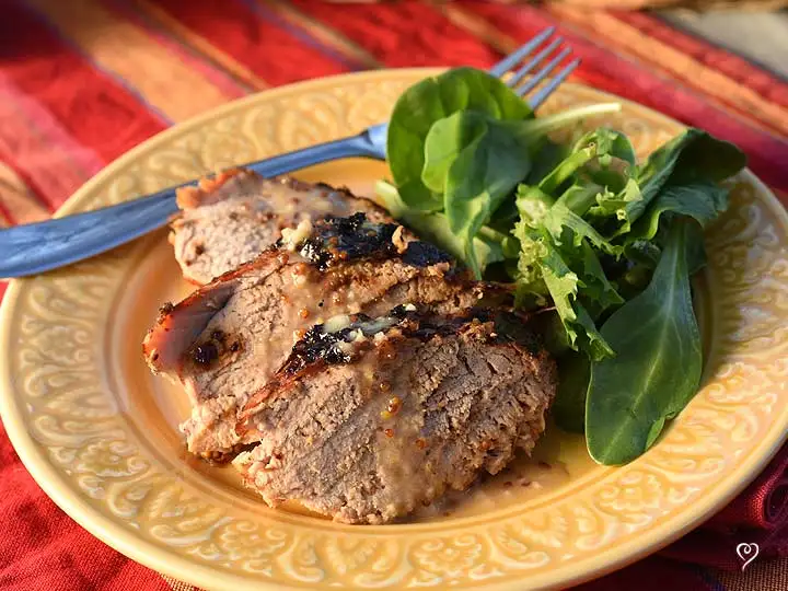 Caribbean Pork Tenderloin with Honey Mustard Glaze