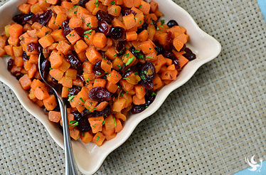 Carrot and Cranberry Saute
