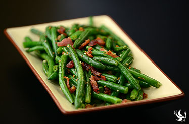 Bacon Ranch Green Beans