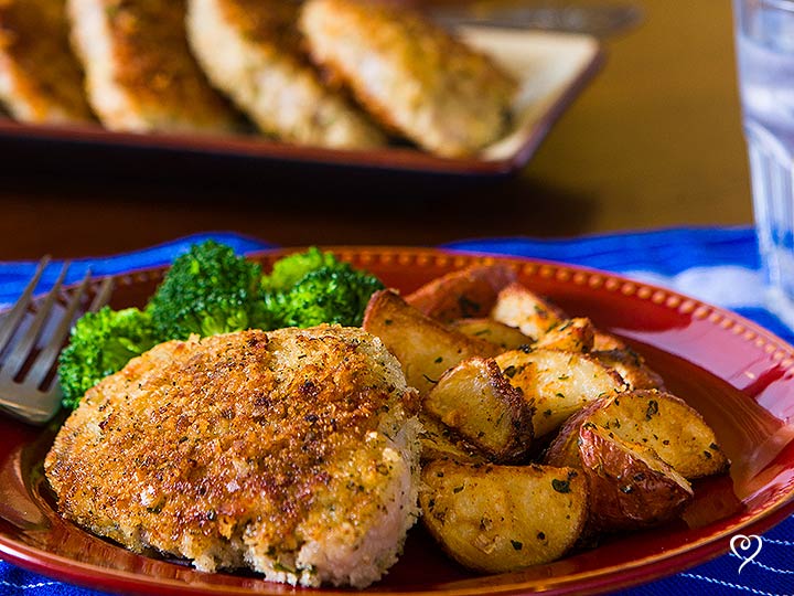 Parmesan Crusted Pork Chops